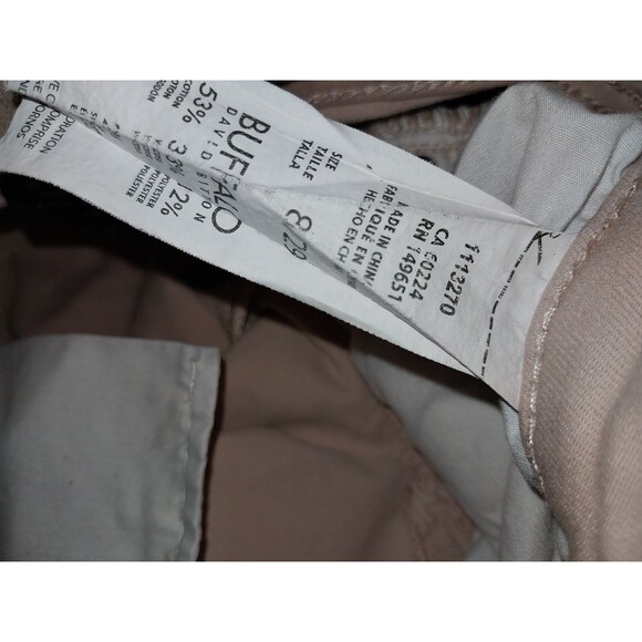 Buffalo David Bitton Super Soft Stretch Capri, Pink, Size: 8/29 Inseam: 24 - Picture 6 of 7